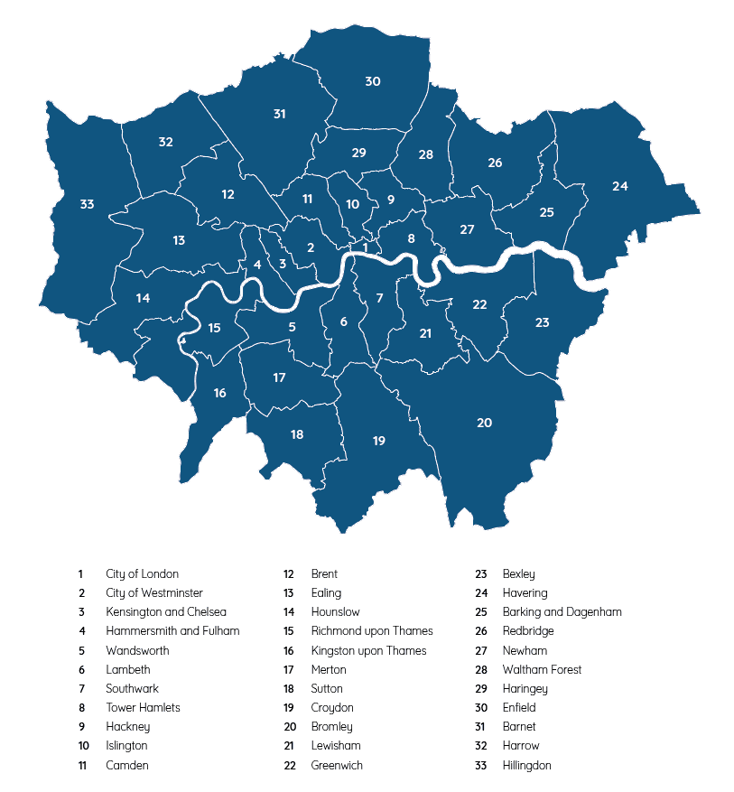 Leaflet distribution in Greater London
