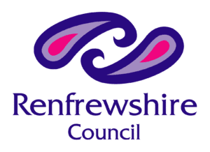 Leaflet distribution in Renfrewshire - Renfrewshire Council logo