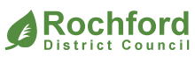 Leaflet distribution in Rochford - Rochford District Council logo