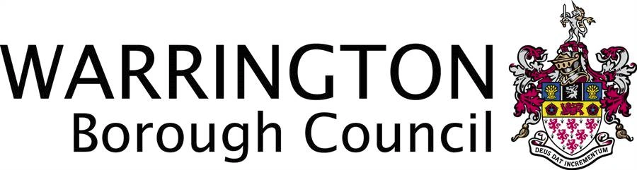 Leaflet distribution in Warrington - Warrington Borough Council logo
